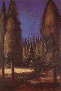 Edvard Munch The Forest oil